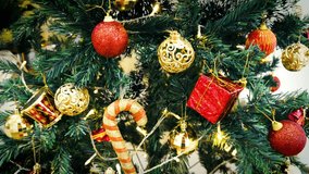 Christmas cafe atmosphere video with Christmas tree, Santa Claus, snow and white bear. 4k resolution. - Powered by Shutterstock - Get 15% off with code: PIKWIZARD15