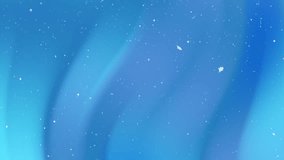 Magical blue christmas winter background animation loop featuring falling white snow particles gently moving for holiday season greeting card or cold frozen weather video overlay - Powered by Shutterstock - Get 15% off with code: PIKWIZARD15