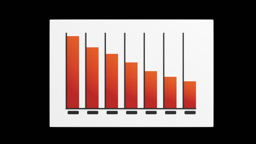 3D Falling Column Chart Animation | Alpha Loop