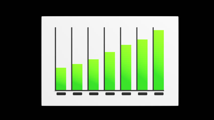 3D Rising Column Chart Animation | Alpha Loop