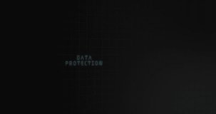 Teal shield pulsing causing 3D HUD building with fingerprint scanning icons forming for data safety. Holographic, biometric, authentication, interface, cybersecurity, encryption, futuristic - Powered by Shutterstock - Get 15% off with code: PIKWIZARD15