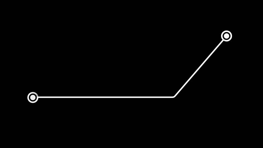 Callout Line Bottom Left Connector Animation | Alpha Loop