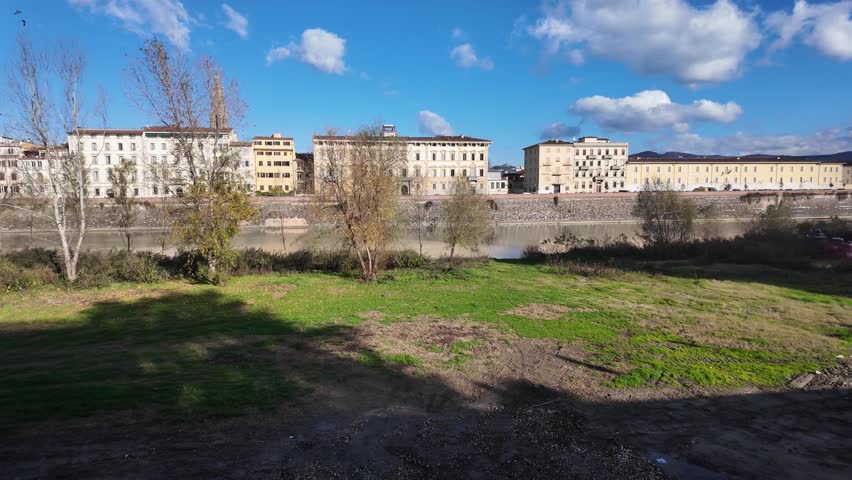Panorama of The Old Town of city of Florence, Tuscany Region, Italy