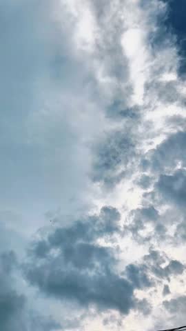 Blue sky with beautiful clouds