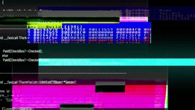 Blue screen computer crash glitch featuring corrupted data streams and distorted error code text for digital effects - Powered by Shutterstock - Get 15% off with code: PIKWIZARD15