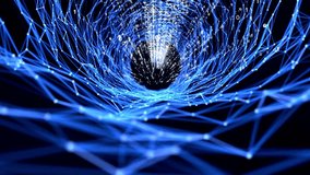 Technical environment programming, binary code numbers. Digital abstract binary numbers background. Abstract binary code number streams, matrix effect. - Powered by Shutterstock - Get 15% off with code: PIKWIZARD15