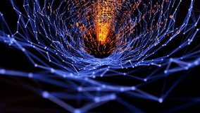 Technological abstract background in big data matrix digital cyberspace. Abstract binary code background. Digital computer code. data analysis technologies - Powered by Shutterstock - Get 15% off with code: PIKWIZARD15