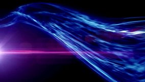 Animation of digital data technology abstract background. digital network waves cyberspace. Visual representation of digital data waves on a dark background. - Powered by Shutterstock - Get 15% off with code: PIKWIZARD15