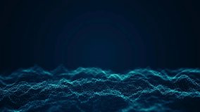 Visual representation of digital data waves on a dark background. Data flow stream and Internet connection technology. digital network waves cyberspace. - Powered by Shutterstock - Get 15% off with code: PIKWIZARD15