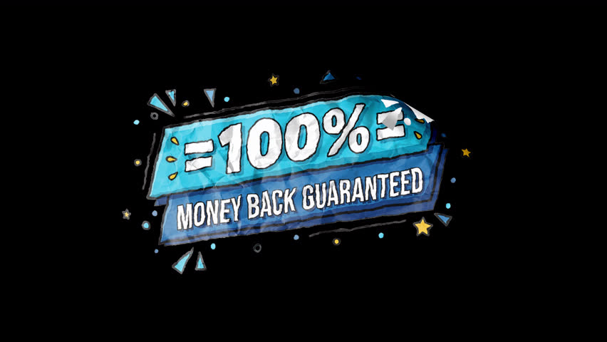 Money Back Guaranteed, Peel Off Sticker