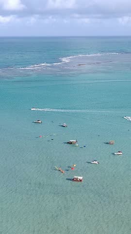 Antunes beach in Alagoas, northeast of Brazil.