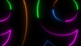 Glowing neon 1995 happy new year 1995 animated text new year on black background. Abstract 1995 neon text animation,.Digital font against neon line looping animation. - Powered by Shutterstock - Get 15% off with code: PIKWIZARD15