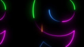 Glowing neon 1990 happy new year 1990 animated text new year on black background. Abstract 1990 neon text animation,.Digital font against neon line looping animation. - Powered by Shutterstock - Get 15% off with code: PIKWIZARD15