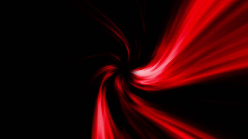 Abstract Red Swirl Light Ray Tunnel Background. Vortex Speed Motion VJ Loop for Danger, Energy, and Power Themes