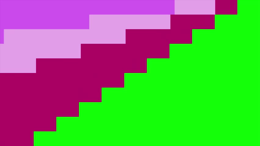 Modern Graphic Stairs Wipe Transition - Chroma Key Background