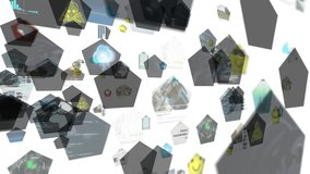 Bright, high‑contrast data icons and translucent shapes drifting across a white background, symbolizing transparency, cloud systems, global analytics and evolving digital communication structures. - Powered by Shutterstock - Get 15% off with code: PIKWIZARD15