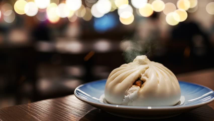 Hot Steamed Pau is ready to serve And eat