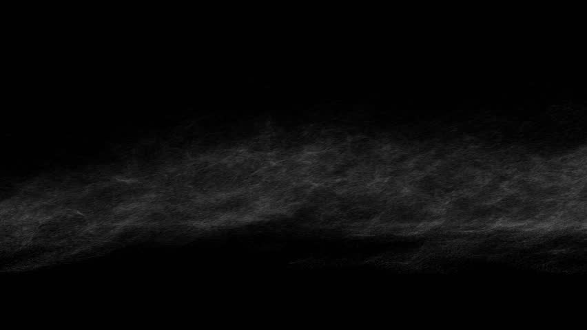 Horizontal wind blowing white snow or dust across screen. Atmospheric overlay for blizzard or sandstorm effects