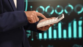 Business professional using digital tablet before futuristic radar-style interface, technology interaction, data processing, cyber analytics, innovation, modern workflow, advanced digital operations - Powered by Shutterstock - Get 15% off with code: PIKWIZARD15