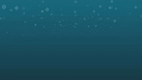 Snowflake Falling Animation for Christmas Celebration and Winter Decoration, Soft Floating Snow Particles on Blue Background for Holiday Greetings, Festive Intros, Seasonal Videos, and New Year Design - Powered by Shutterstock - Get 15% off with code: PIKWIZARD15