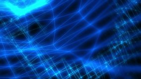 Blue cybernetic connected plexus structure with lights and nodes 4k animation  - Powered by Shutterstock - Get 15% off with code: PIKWIZARD15