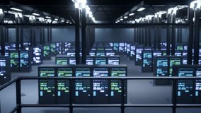 Cryptocurrency mining server farm with ASIC rigs processing complex blockchain computations inside a high-tech data center filled with powerful specialized hardware. - Powered by Shutterstock - Get 15% off with code: PIKWIZARD15