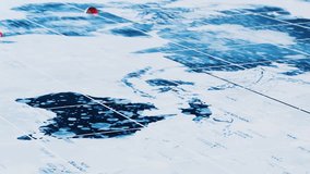 Corporate infographic showing global economic growth with rising glass bars, digital data trends, and financial business metrics. - Powered by Shutterstock - Get 15% off with code: PIKWIZARD15