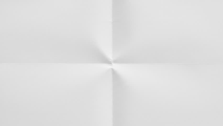 A clean, crisp white folded paper texture featuring intersecting crease lines and subtle shadows at the center fold. High-resolution and minimal, perfect for graphic design, mockups, posters, statione