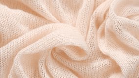 Soft Wool knitted background. Light pastel Alpaca wool mohair clothes texture closeup. Cashmere Soft and fluffy merino wool macro shot. Woolen fabric backdrop  - Powered by Shutterstock - Get 15% off with code: PIKWIZARD15