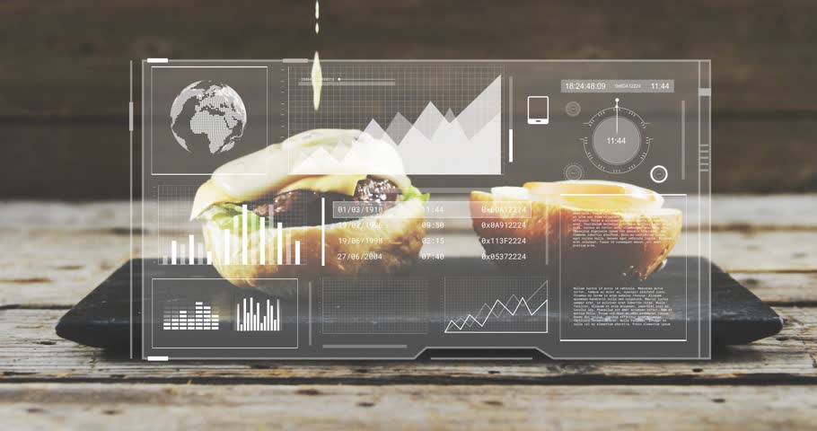 Thin stream pouring from off-frame onto left pastry, HUD shifting, creating glossy coating for demo. Tart, dessert, glaze, caramel, cream, slate, rustic