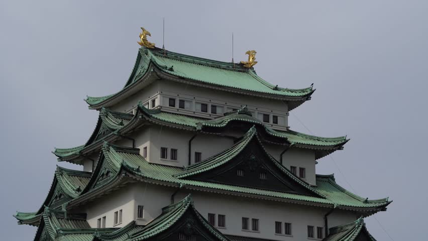The View of Nagoya Castle (Aichi, Japan)