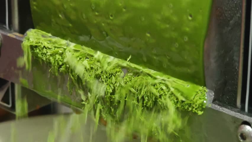 Green Tea Binsu. Korean Dessert.