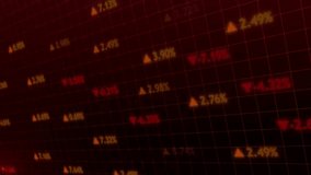 Stock market down red illustration of economic crisis and recovery financial graph index invest loss and profit recession recovery stock analysis global. - Powered by Shutterstock - Get 15% off with code: PIKWIZARD15