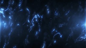 Abstract background with wavy particles and digital blue glowing waves. Seamless looping 4K video.
 - Powered by Shutterstock - Get 15% off with code: PIKWIZARD15