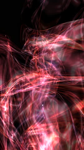 Bright red toned twisting tangles of fabrics on luxury celebration title background