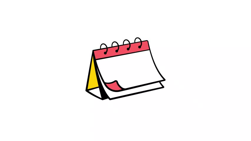 Grab this animated icon of christmas calendar, christmas day vector in trendy design