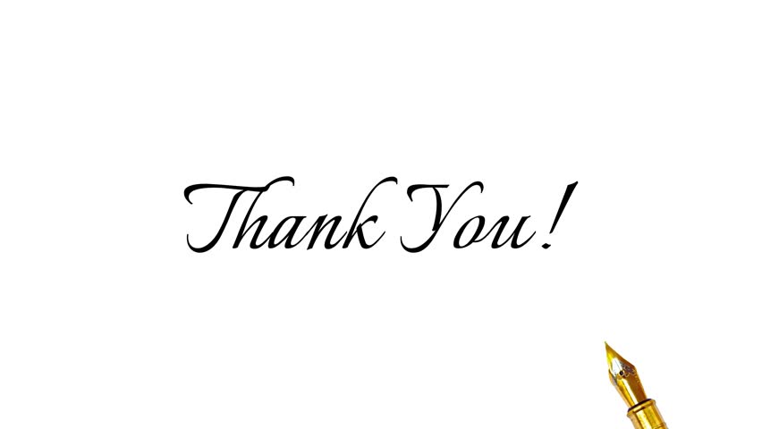 Elegant 4K animation showing “Thank You” written in stylish typography with a silver ink pen on a clean white backdrop. Smooth handwriting motion, metallic shine, soft shadows, and minimal design 