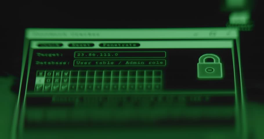 Successful password hacking of target IP