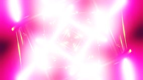 Futuristic neon kaleidoscope tunnel with glowing tubular lights and motion - Powered by Shutterstock - Get 15% off with code: PIKWIZARD15