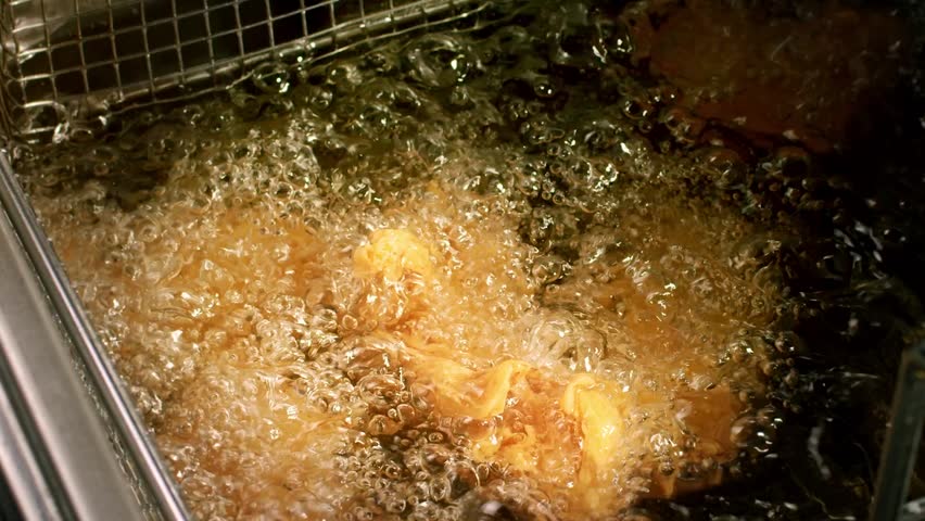Chicken Deep-Fried at the Restaurant