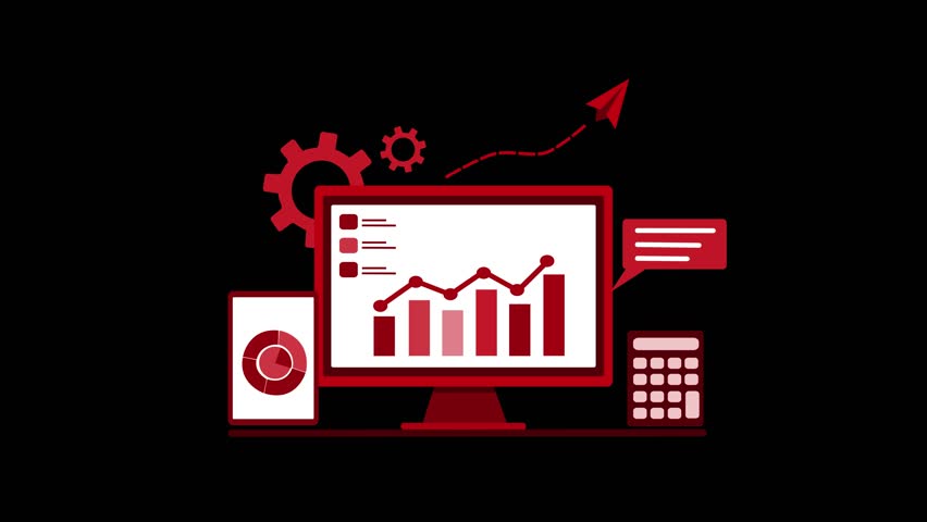 Data Analytics Animation with Graphs and Devices
