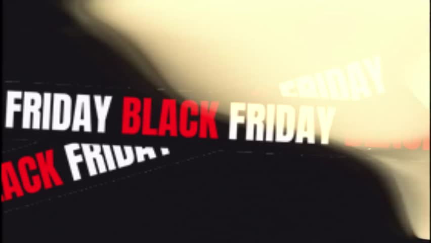 Black Friday Sale Animation Motion Graphic on Black Background Template, High Resolution Ultra High Definition 4K Background, Transparent Style Animation Overlay Clip for Promo, Discount, Commercial Design