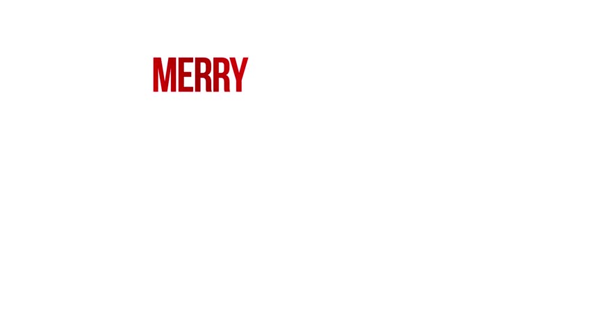  Merry Christmas text word lettering kinetic typography word cloud reveal style, concept Animated Tag Word Cloud kinetic typography, Text Design Animation typography seamless loop video