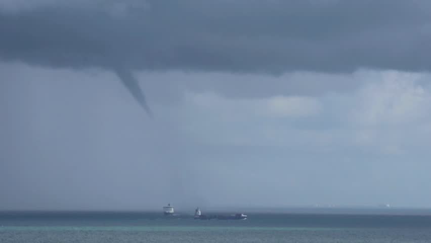 A waterspout is a rare and dangerous weather phenomenon which will damage property and put lives at risk.