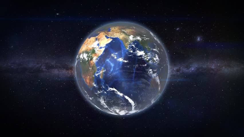 Earth map zoom to Sydney city in Australia