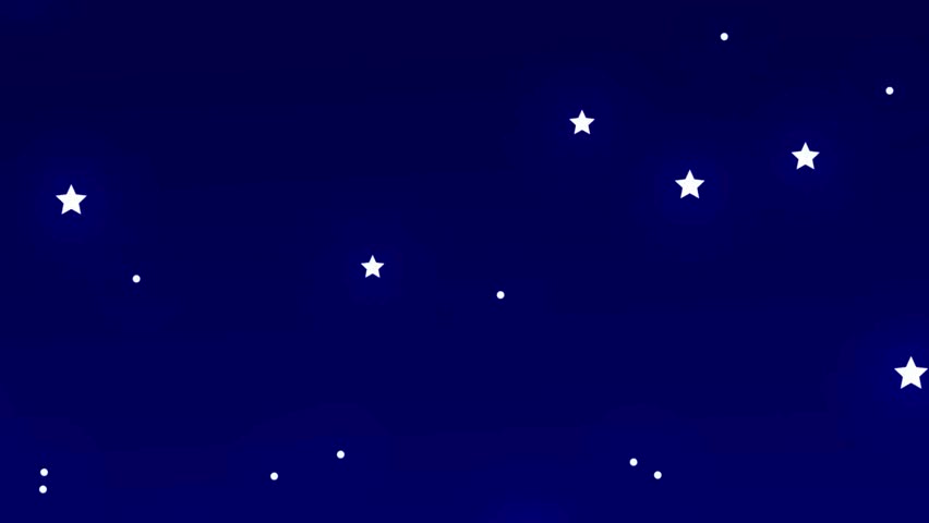 A serene and peaceful starry night sky with numerous white stars of varying sizes scattered across a deep, dark blue background, evoking a sense of wonder and magic.