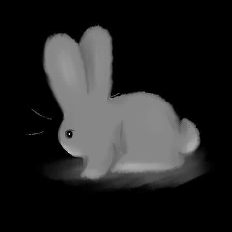 Animated bunny Pack-Cute Hand Drawn Rabbit Characters for Video, Reels, Stories, and Stickers. Differ4ent poses  for Video Content, social media and creative projects