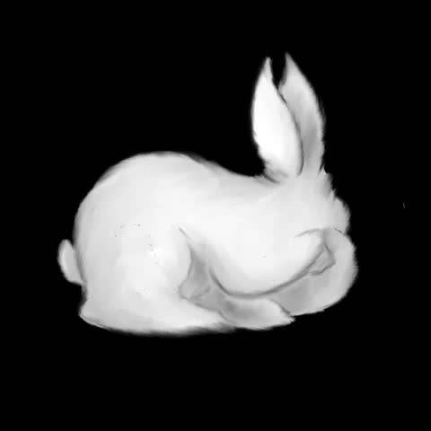 Animated bunny Pack-Cute Hand Drawn Rabbit Characters for Video, Reels, Stories, and Stickers. Differ4ent poses  for Video Content, social media and creative projects