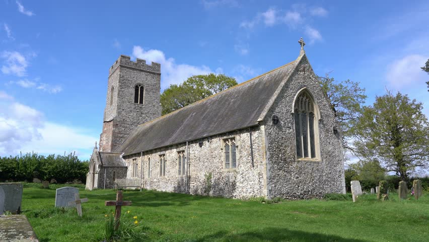 St Peters Church in Carlton St Peter, Norfolk Broads, UK