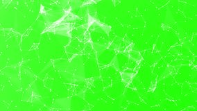 animation of plexus dots connection on green screen, concept of big data, information and modern futuristic networking technology - Powered by Shutterstock - Get 15% off with code: PIKWIZARD15